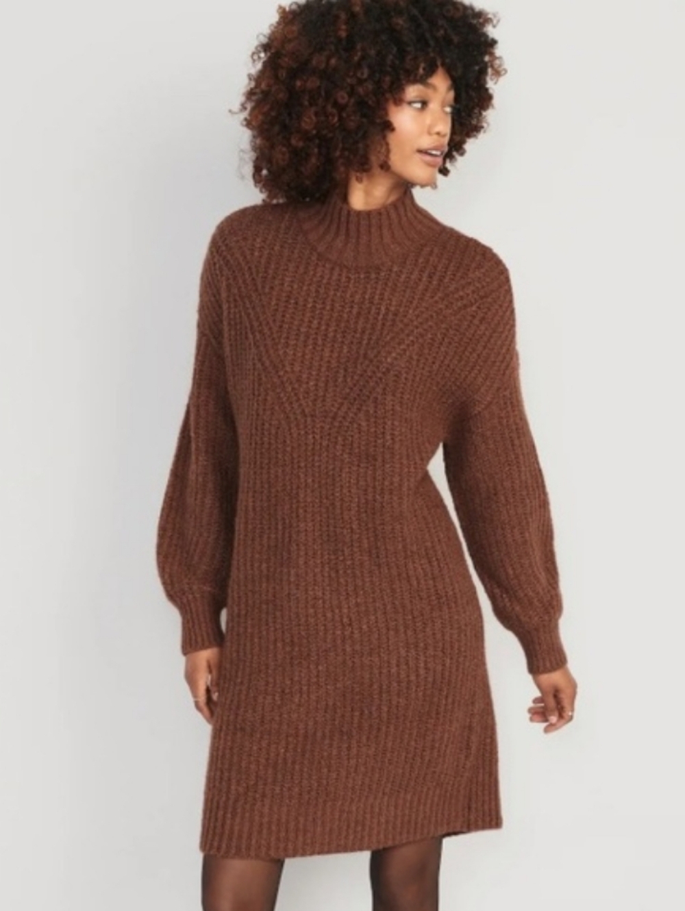 Old Navy NWT Long Sleeve Mock Neck Sweater Dress Size Small